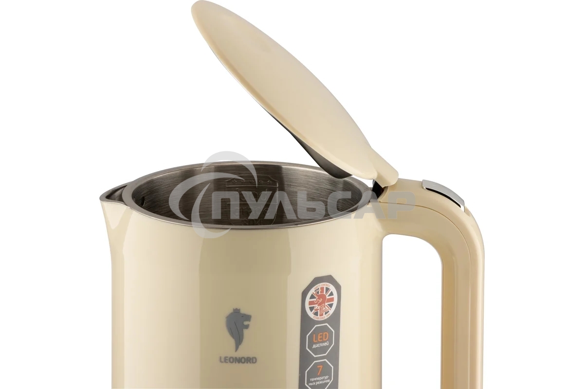 Чайник электрический LEONORD LE-1536 бежевый (107831)