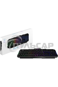 Клавиатура проводная MSI FORGE GK100, Wired, RGb lighting, Anti-ghosting Capability, Black
