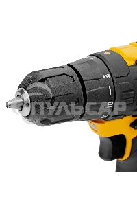 Дрель-шуруповерт Denzel CDQ-12, Аккумуляторная, 12В, 2 АКБ, Кейс