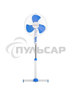 Вентилятор напольный Maxvi FS1645 white-blue