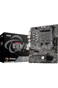 Материнская плата MSI B550M-A PRO, AM4, AMD B550, 2xDDR4, 4xSATA, 1xM.2, 1xPCIe 4.0 x16, 1xPCIe x1, 1xDVI-D, 1xHDMI, 1x 1Gb LAN, 2xUSB 2.0, 4xUSB 3.2 Gen 1, 3x3.5 мм, 7.1, mATX