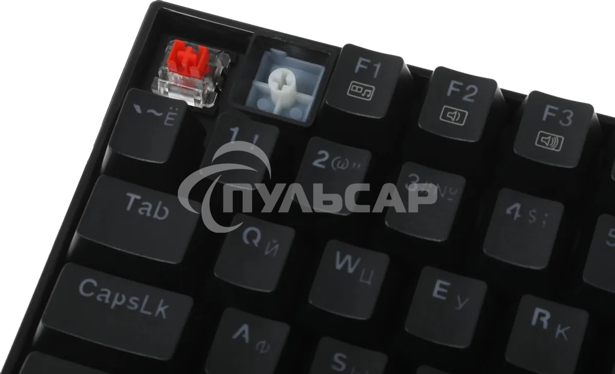 Клавиатура проводная игровая REDRAGON MITRA (USB, MAGN. RED, RGb)