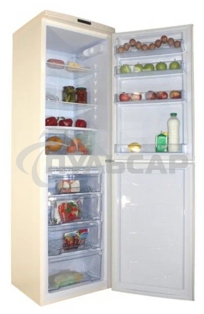 Холодильник DON R-297 BE бежевый мрамор двухкамерный 225/140л морозилка снизу