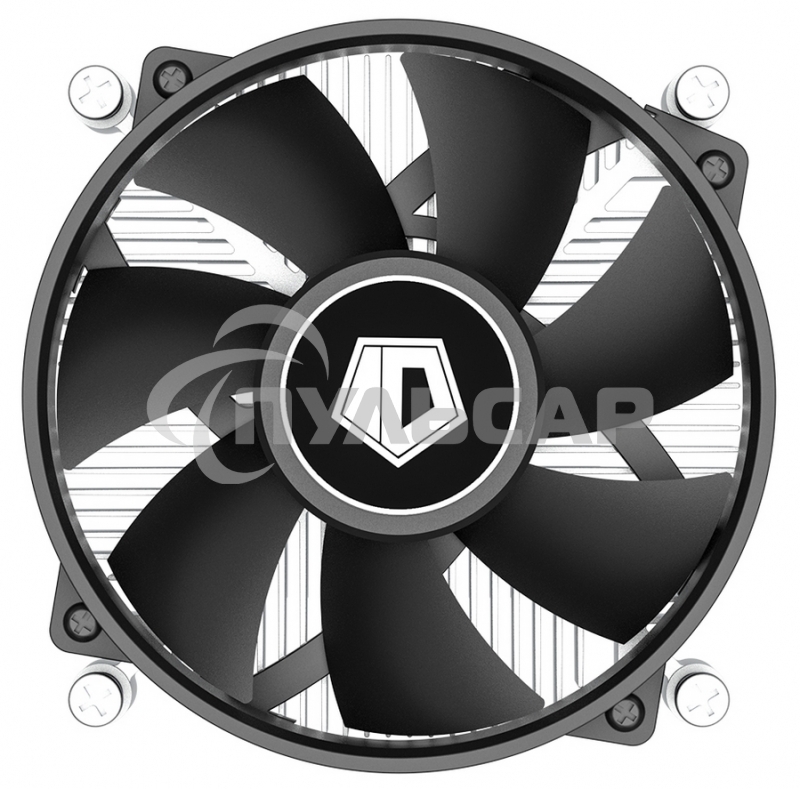 Кулер ID-COOLING DK-17 PWM серебристый/черный 92мм алюминий 2200rpm 26db 4-pin 65W 42мм