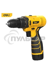Дрель-шуруповерт Deli DL-DZ12-5A2, Аккумуляторная, 12В, 1 АКБ, Кейс
