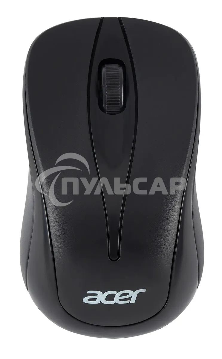 Мышь беспроводная Acer OMR131 черный, 1000 dpi, радиоканал, USB, кнопки - 3