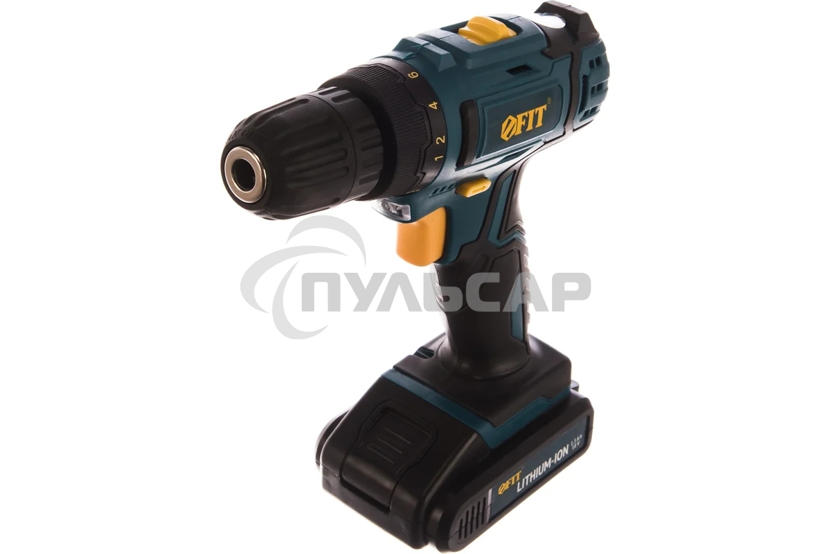 Дрель-Шуруповерт Fit 80189, Аккумуляторная, 18В, 2 АКБ, Кейс