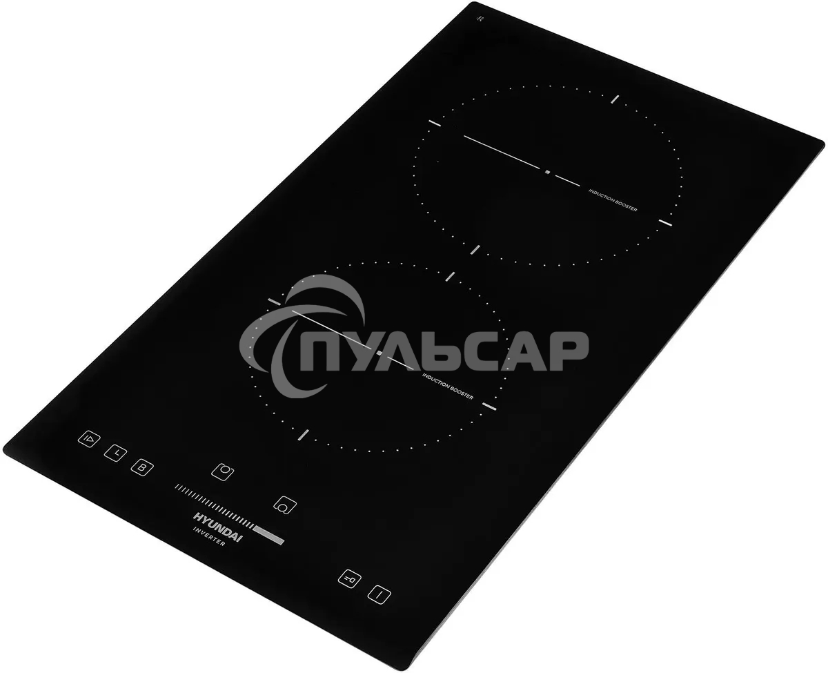 Индукционная варочная панель Hyundai HHI 3751 BG независимая, черный