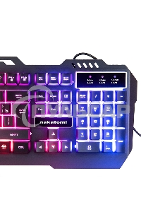 Клавиатура проводная NAKATOMI KG-35U черный