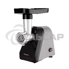 Мясорубка электрическая Blackton Bt MG1110 черный/серый, 1200Вт, производительность до 1.5 кг/мин / Количество скоростей: 1 / Функция реверса / DualProtect технология: защита от перегрузки и перегрева / Прорезиненные ножки / Материал корпуса: пластик / Ма