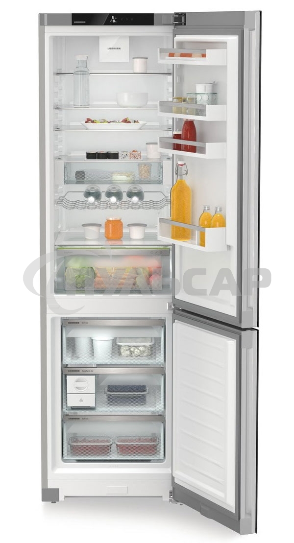 Холодильник Liebherr CNgbc 5723-22 001 серебристый двухкамерный 266/100л морозилка снизу