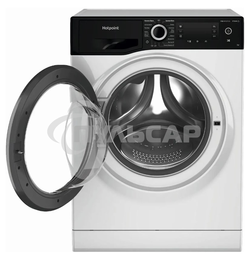 Стиральная машина Hotpoint NSD 7239 ZS VE RU белый, загр. фронтальная макс.: 7 кг 1200 об/мин класс: А