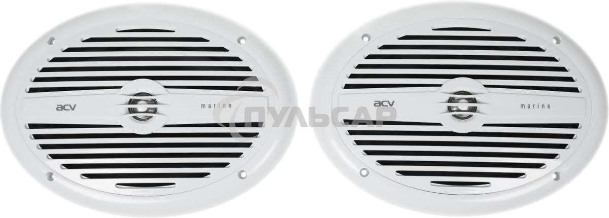 Колонки автомобильные ACV Marine MR692 90Вт 91дБ 16.5см (6 1/2дюйм) (ком.:2кол.) коаксиальные двухполосные