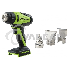 Фен строительный аккумуляторный GreenWorks G24HG, 24V, без АКБ и ЗУ (3400207)