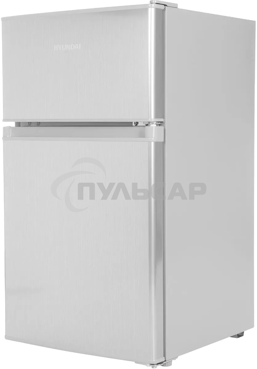 Холодильник Hyundai CT10051H серебристый двухкамерный 59/25л морозилка сверху