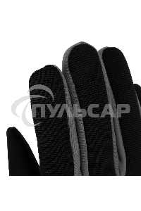 Перчатки универсальные Denzel 68093 двойные, работа с сенсорным экраном, вязаная манжета, размер 9