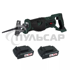 Профессиональная пила сабельная бесщеточная KLPRO KLTKT18B-20 (18 В, Li-ion-2шт, 2.0А·ч, полотна дерево/металл, ЗУ, сумка)