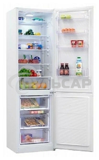 Холодильник Nordfrost NRB 154 W белый матовый двухкамерный 238/115 л морозилка снизу, капельная система