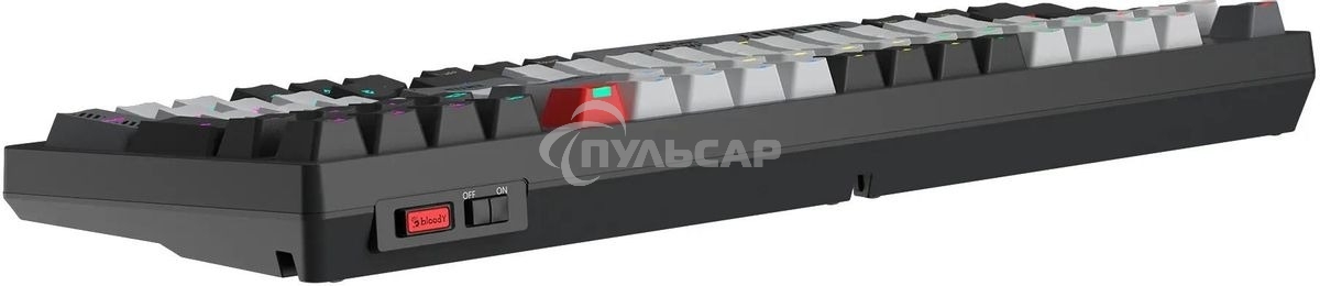 Клавиатура беспроводная механическая A4Tech Bloody WS98 USB черный/серый (WS98)