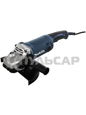 Углошлифовальная машина Makita GA9050 синий 2000Вт 6600об/мин рез.шпин.:M14 d=230мм