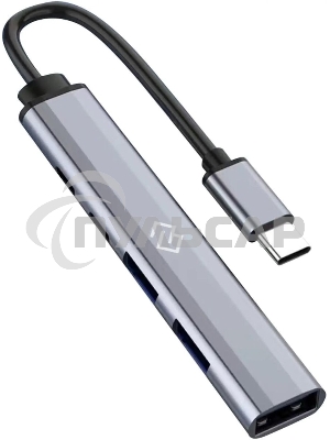 Разветвитель USB-C Digma DHUB-5USB-AC-3.0 5порт. черный