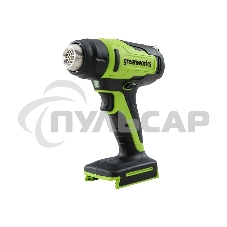 Фен строительный аккумуляторный GreenWorks G24HG, 24V, без АКБ и ЗУ (3400207)