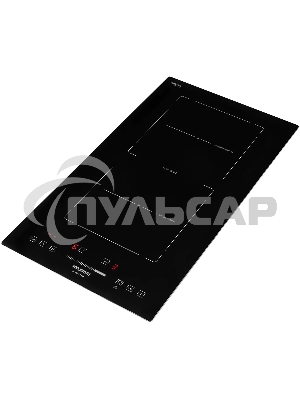 Индукционная варочная панель Hyundai HHI 3755 BG независимая, черный