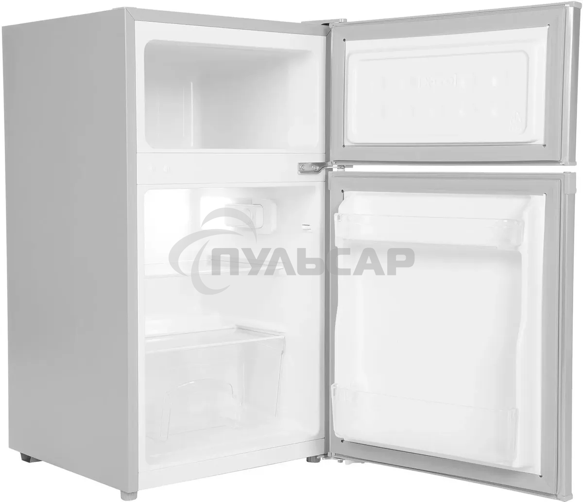 Холодильник Hyundai CT10051H серебристый двухкамерный 59/25л морозилка сверху