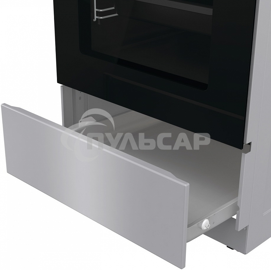 Плита комбинированная Gorenje GK5B44SF серебристый, конфорок 4 газовых, духовка 70 л, 50 см x 85 см x 59.4 см