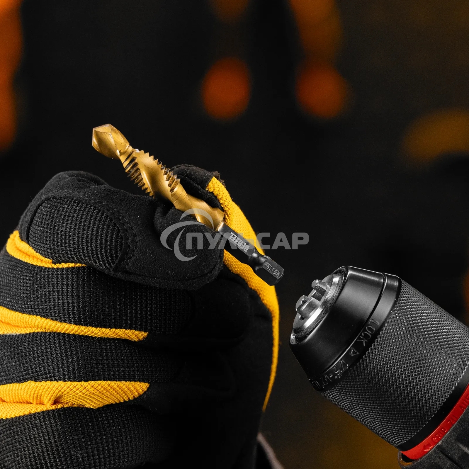 Сверло-метчик Denzel М10 х 1,5 мм, Р6М5