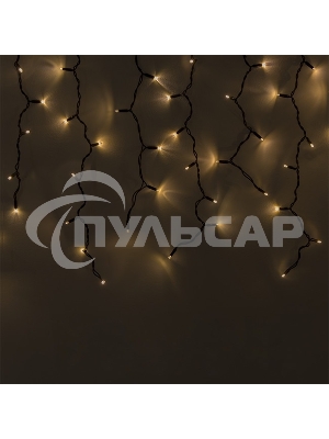 Гирлянда светод. уличная Funray Бахрома SIC-120WW,3.0*0.7м,120ламп,тепл.бел,IP60,черн.шн.1.5м,СОЕД