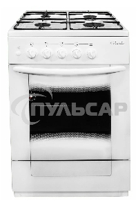 Плита газовая Лысьва ГП 400 М2С -2у белый, конфорок 4 газовых, духовка 51 л, 50 см x 84 см x 60 см (без крышки)