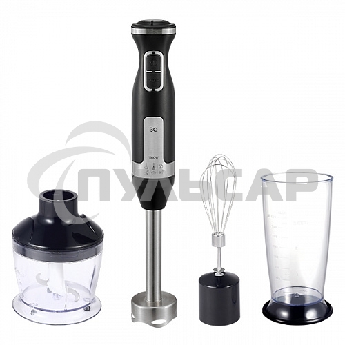Блендер погружной BQ HB420PS Black-Silver. 1500Вт