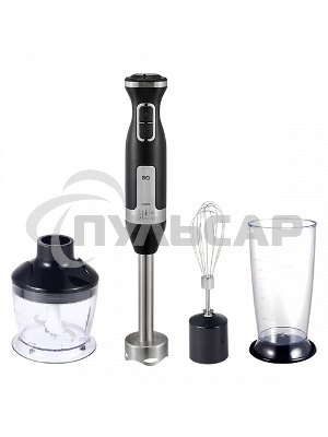 Блендер погружной BQ HB420PS Black-Silver. 1500Вт