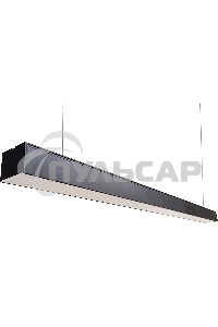 Светильник светодиодный FERON AL4035 ДПО-48вт 4000К 5760Лм линейный рассеиватель матовый в алюминиевом корпусе черный