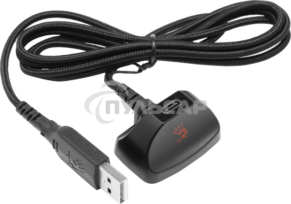 Наушники с микрофоном A4Tech Bloody MR575 черный BT оголовье (MR575)