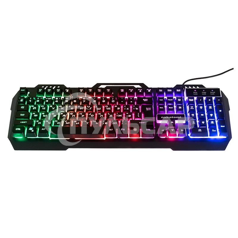 Клавиатура проводная NAKATOMI KG-35U черный