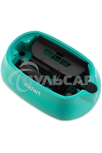 Пароочиститель напольный Kitfort КТ-9102-3 черный/бирюзовый