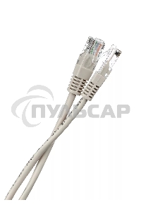 Коммутационный шнур Патч-корд литой Aopen/Qust ANP511 3M UTP кат.5е 3м серый