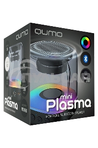 Акустическая система QUMO Plasma mini ВТ 0081 3 ВТ объемное звучание RGB
