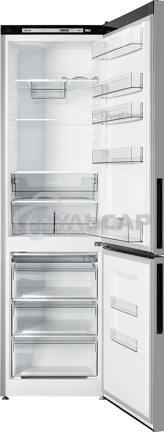 Холодильник Atlant ХМ-4626-181 серебристый двухкамерный 251/119л морозилка снизу