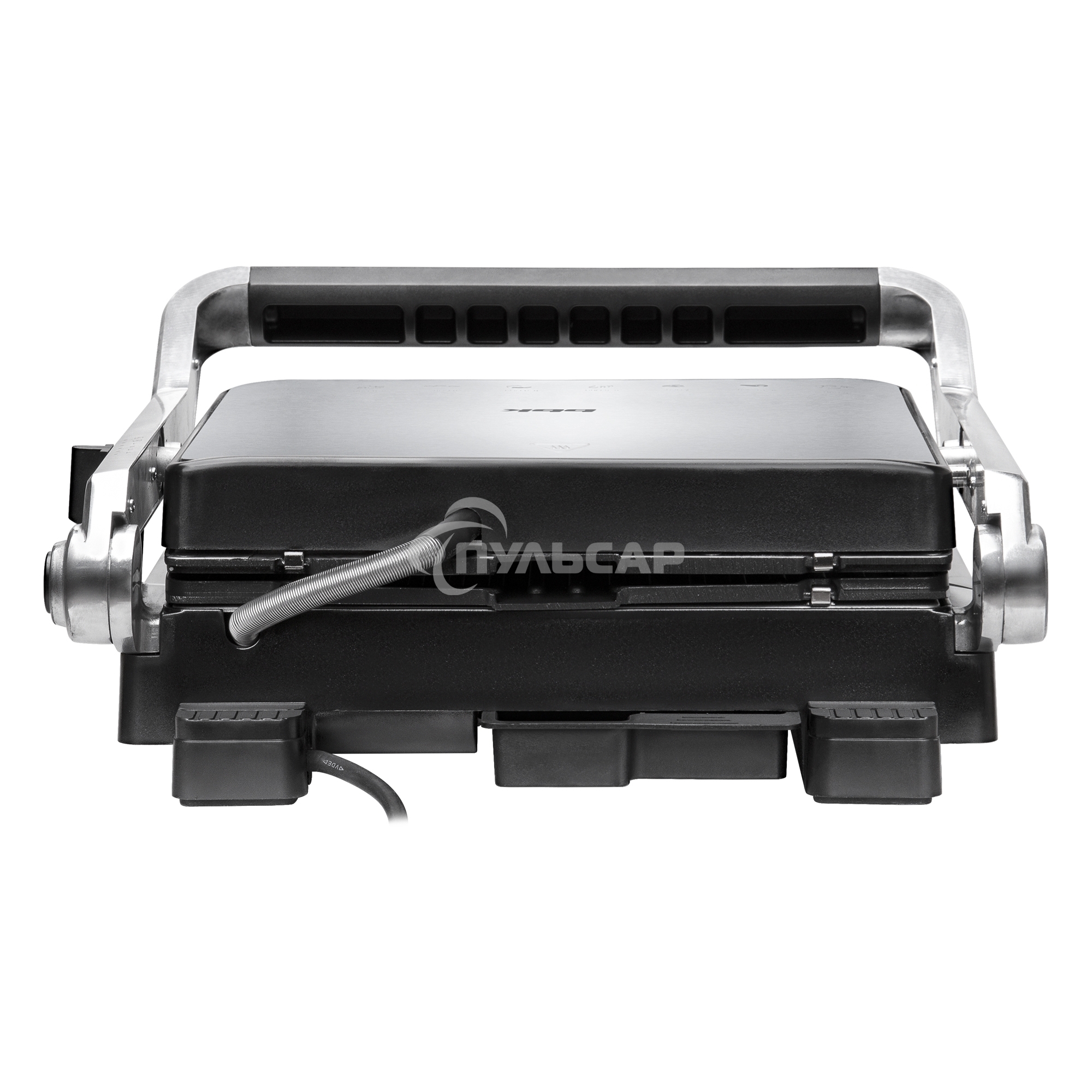 Гриль электрический BBK BEG2004 2000 Вт, черный/металлик