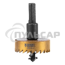 Коронка по металлу Denzel HSS, 42 мм, нитридтитановое покрытие