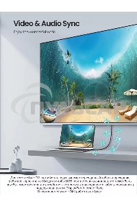 Кабель USB3.1 CM-HDMI 1.8M CU423MC-1.8M VCOM