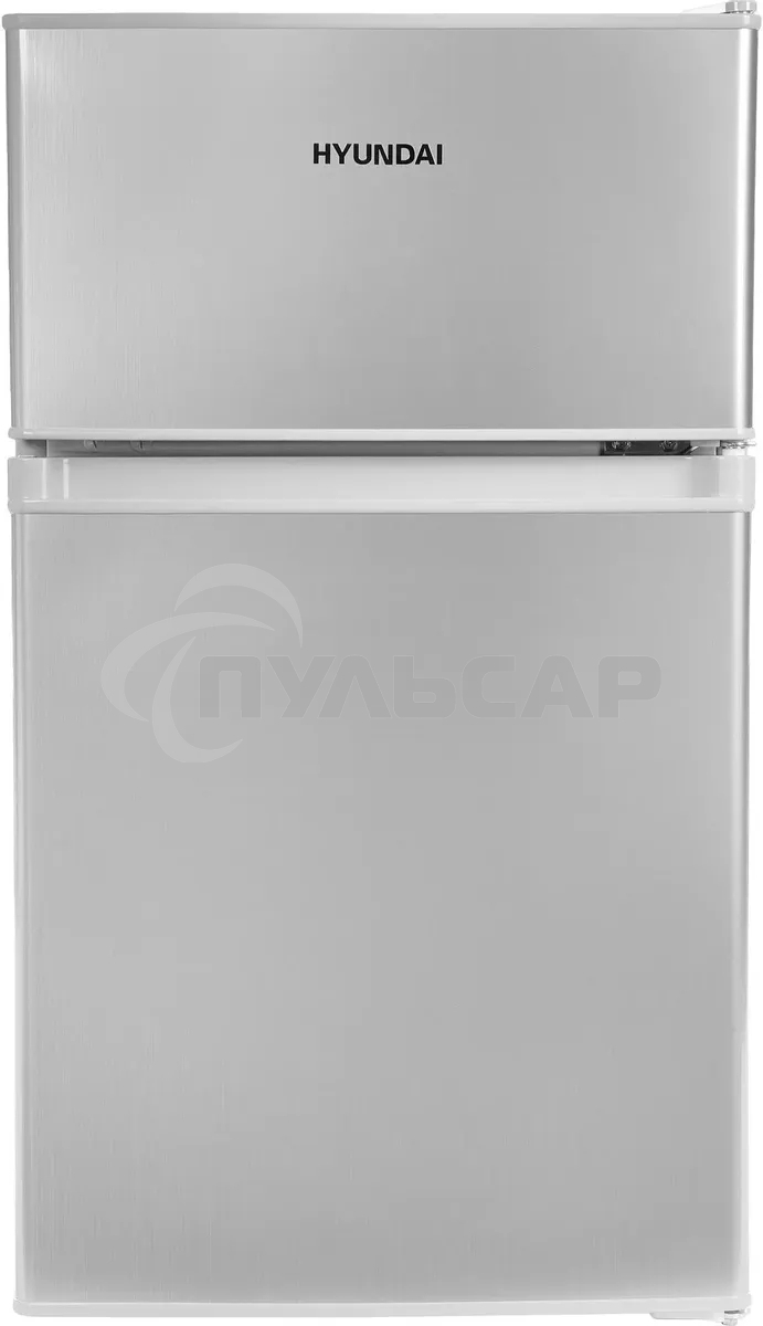 Холодильник Hyundai CT10051H серебристый двухкамерный 59/25л морозилка сверху