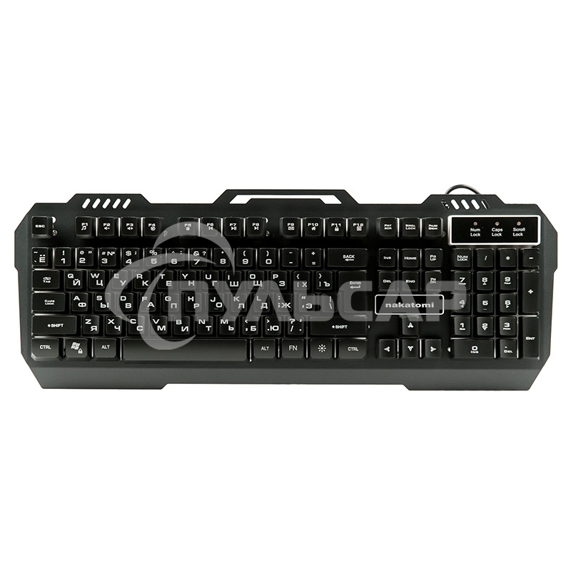 Клавиатура проводная NAKATOMI KG-35U черный