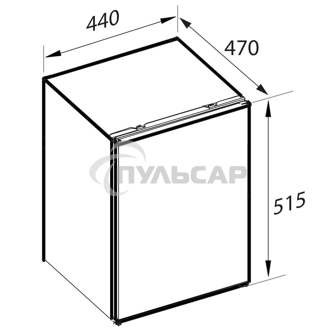 Холодильник Zigmund & Shtain FR 11 W белый однокамерный 47 л
