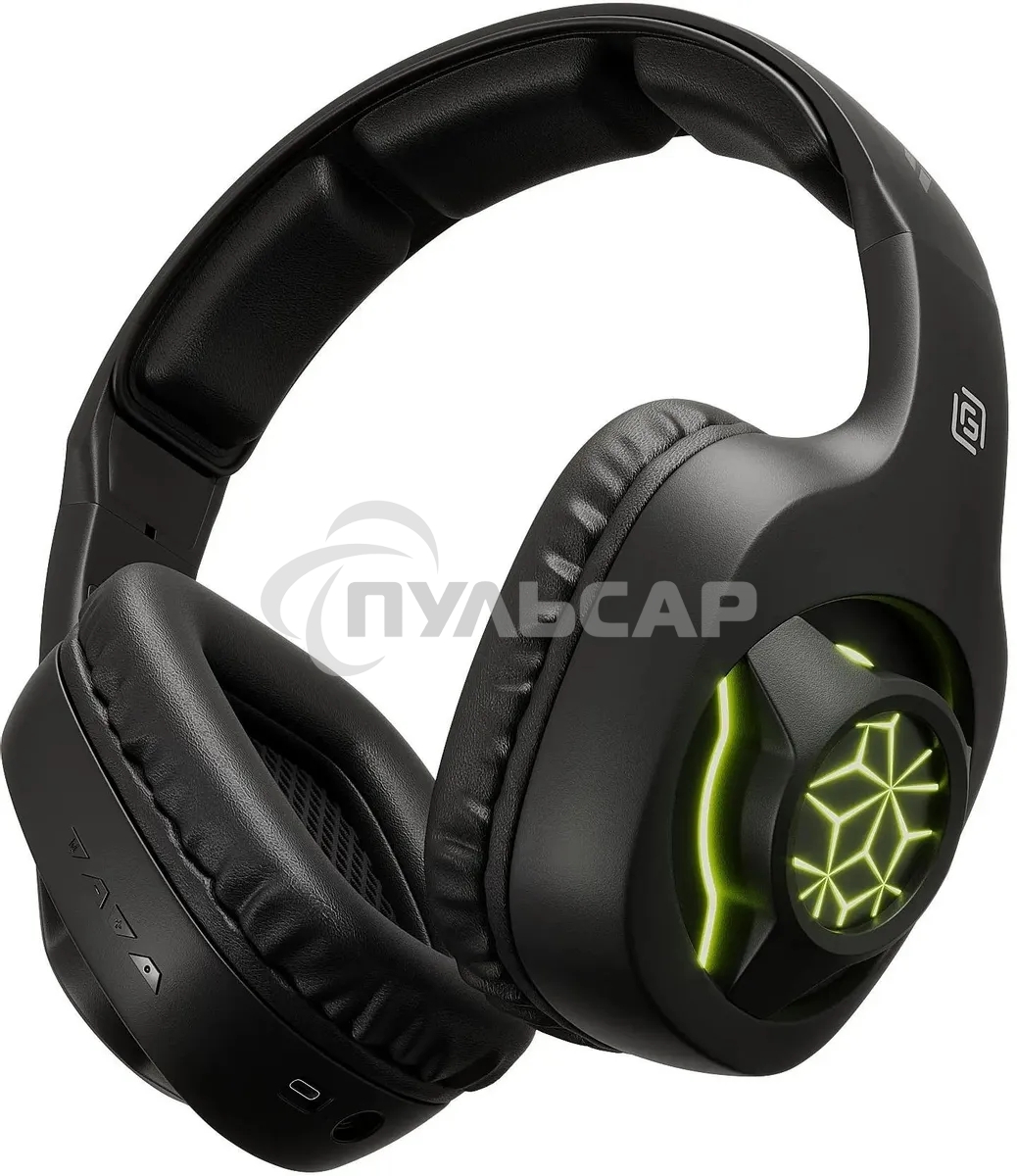 Наушники с микрофоном Оклик HS-L575G черный накладные BT оголовье (1895253)