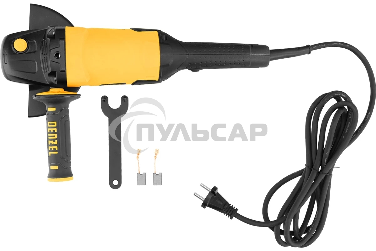 Машина шлифовальная угловая Denzel AG150-1500 1500 Вт 150 мм 8500 об/мин 26910