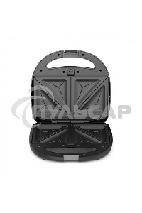 Прибор для выпечки BQ ST2001 черный, 4 in 1. MultiChef, 800 Вт, многофункциональный прибор 4 в 1, 4 пары панелей в комплекте: гриль, венские вафли, сэндвич, орешки, антипригарное покрытие панелей Non-Stick PRO, равномерный нагрев, вертикальное хранение, о